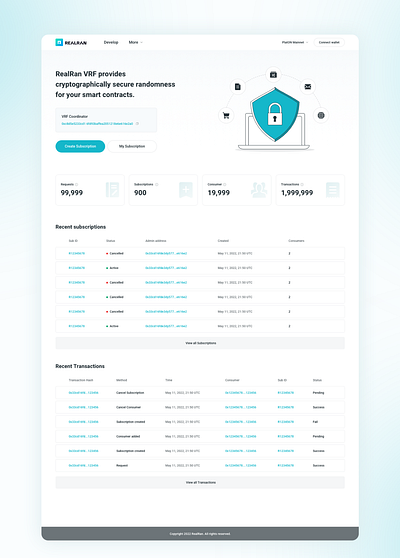 Off-chain web design blue ui uikit web design