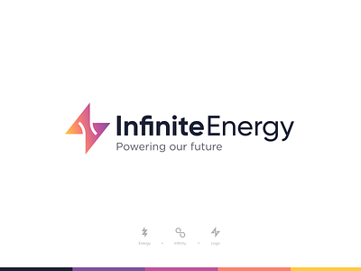 Energy + Infinity branding design fiverr graphic design illustration logo minimal store ui vector