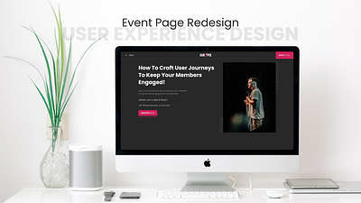 Event Page Redesign shibly saikat ui ux