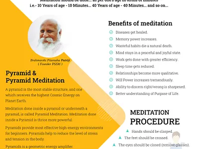 Spiritual Pamphlet branding design fitness flyer graphic design health illustration logo mind pamphlet spiritual typography ui