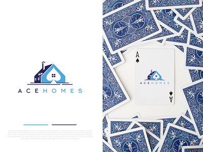 Ace Homes Logo ace ace home ace logo brand building building logo construction creative estate favicon home home logo house house logo identity logo logotype minimalist real real estate