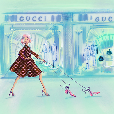 Fashion story fashion graphic design illustration