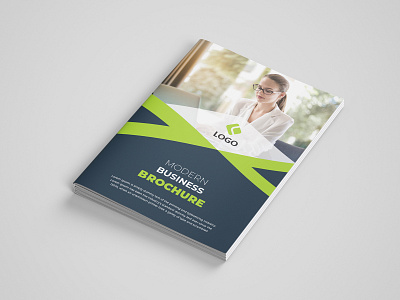 Modern Business Brochure annual bifold branding brochure business company concept corporate creative design graphic design marketing modern profile report template