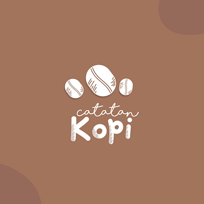 Catatan Kopi Logo branding design graphic design illustration typography vector