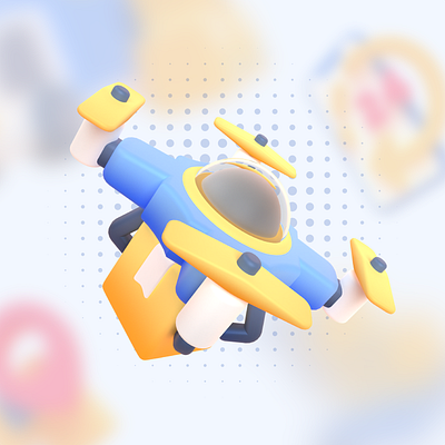 Delivery Services 3D Illustration 3d