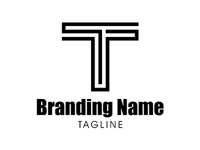 Modern Minimalist T Letter Logo Design branding design graphic graphic design illustration logo logo design pinetown ui warten weg