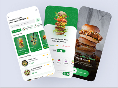 Food App app application design figma food food app food app design food app ui food application mobile app ui ui design uiux user interface