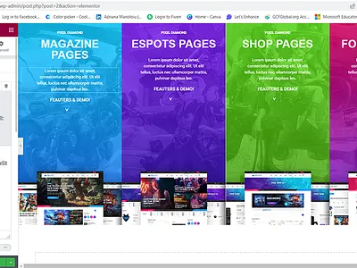 Duplication of Theme. elementor web design wordpress