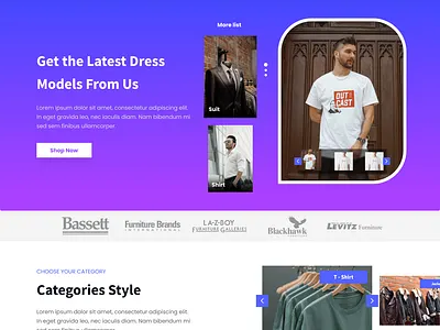 T-shirt Store UI/UX Designed with FIGMA design figma store t shirt t shirt store ui ux website design