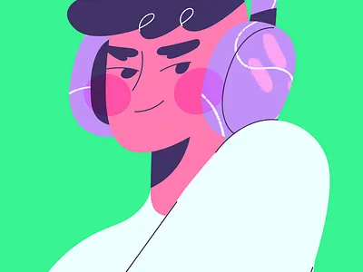 Feeling it character digital art illustrator serge serge rodas vector