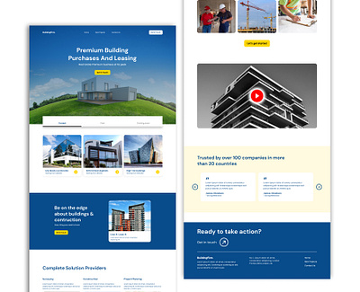 Real Estate Landing Page Design app design landing page ui ux web web design website