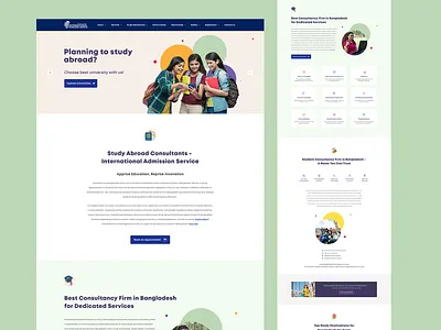 Study Abroad design ui ui design ux design web design