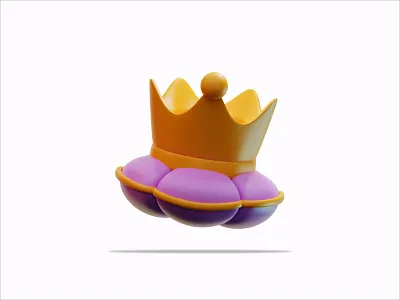 3D Illustration Crown 3d 3d icon 3d modeling animation brand branding design graphic design icon icon pack icon set icons illustration motion graphics product design render rendering ui