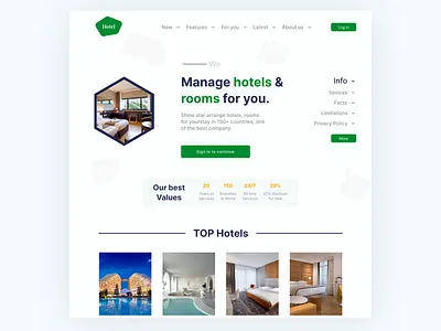 Hotels Managing Website branding design graphic design latest design new design ideas ui uiux website design