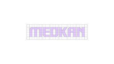 MEDKAN - Logo Grid brand brand identity branding design designer font graphic design graphic designer grid logo logo design logo grid logotype medical medicine naming type typography vector visual identity