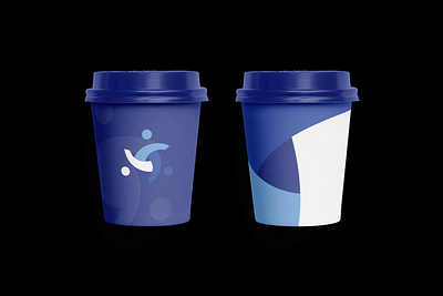 Coffee Cups Design blue brand branding coffee cup cups design designer graphic design graphic designer logo logo design mock up mock ups mockup mockups monochromatic pattern vector visual identity