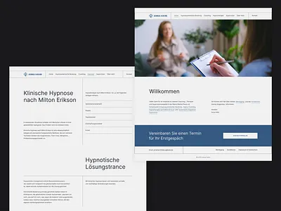 Psychologist Website Design branding healthcare landing landing landing page medical website minimal personal portfolio popular shot visual design web design website website design