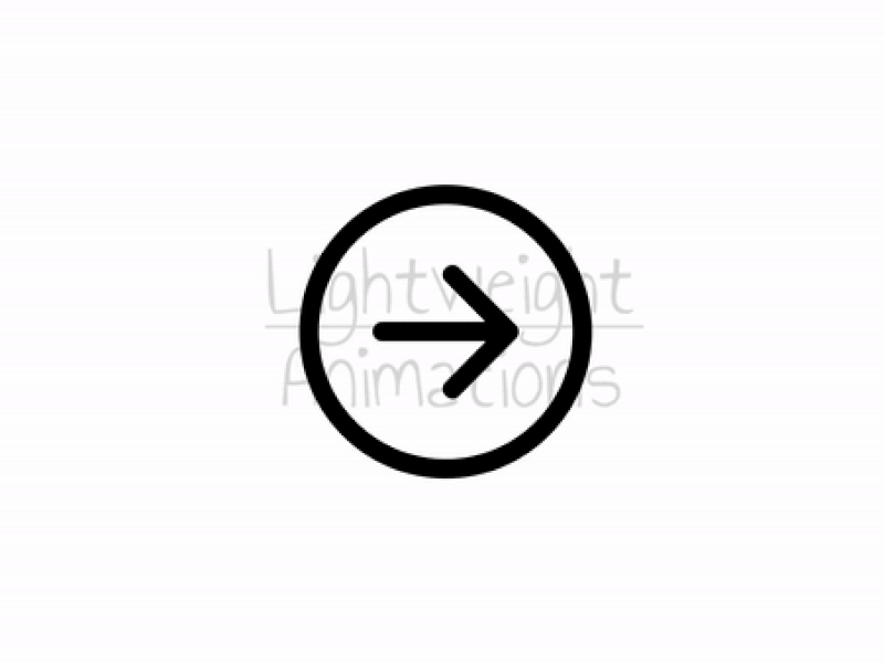 Right Arrow Lottie Animation arrow arrow right arrows direction member navigation pointer right right arrow
