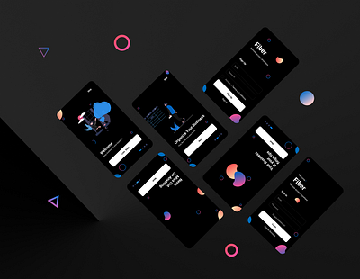 Fiber Unboard app branding ui ux