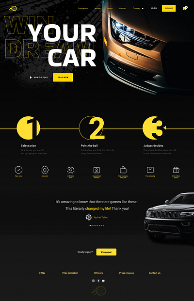 UI design - Landing page #1 branding design graphic design illustration menu ui ux