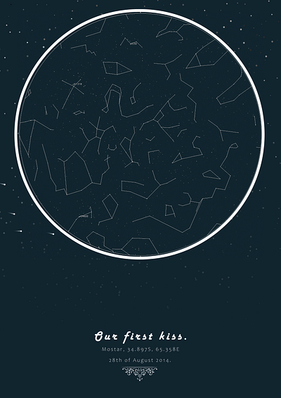 Starry skies #1 design graphic design illustration poster