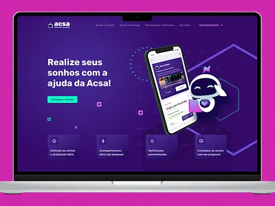 Acsa App app app design branding design logo ui web