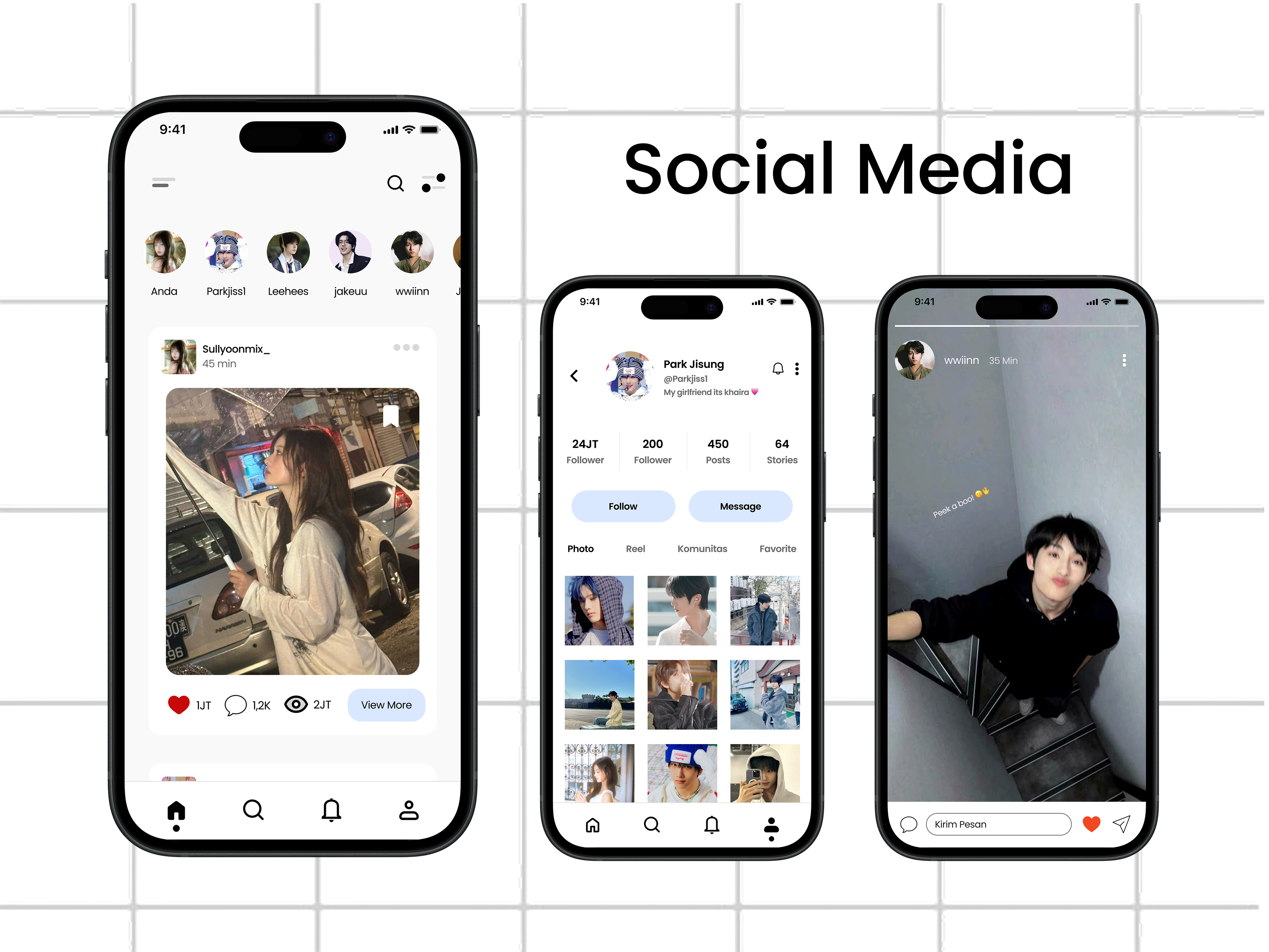 Social Media branding designui motion graphics ui