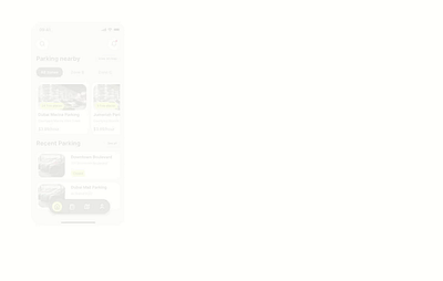 Smart Parking App UI design figma productdesign ronas it | uiux team ui ux