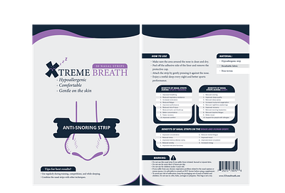 Brand Style Guides And Pouch Packaging Design For Treme Breath box design branding graphic design logo luxurypackaging packagingsolutions vector