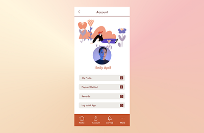 100 Day UI challenge - Day 006 User Profile app dailyui design ui ux vector