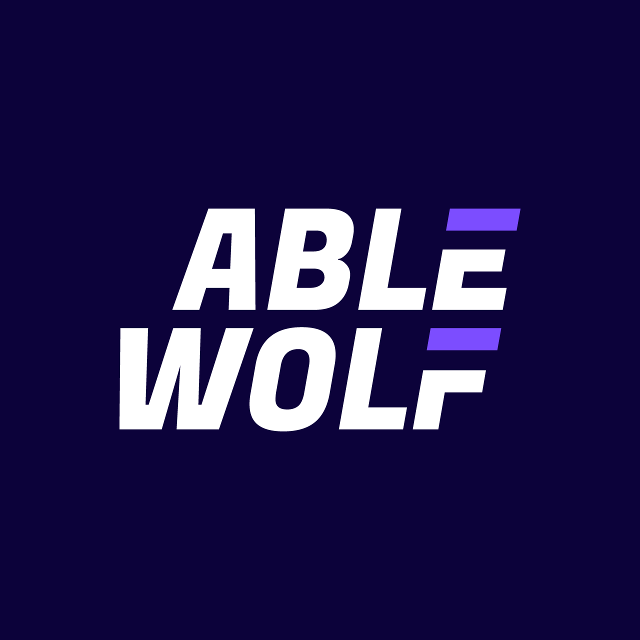 Ablewolf chosen logo design branding design graphic design letter logo mark monogram simple simple logo