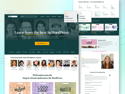 WP Sessions Redesigned to be The Netflix of WordPress cro cxl design strategy landing page optimization platform ux video library