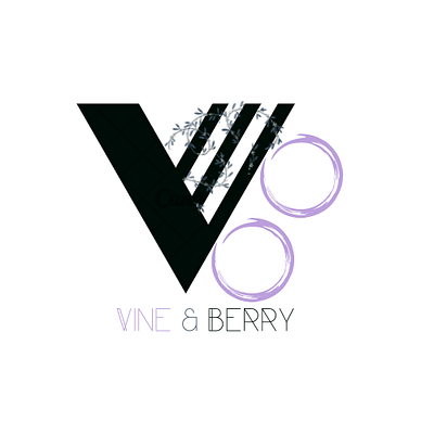 Geometric Logo | Vine & Berry branding design graphic design logo