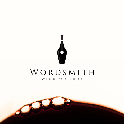 Wordsmiths Winewriters branding creativelogo design graphic design illustration logo minimalistlogo modernlogo vector
