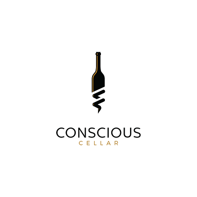 Conscious cellar Logo branding design graphic design illustration logo modernlogo vector