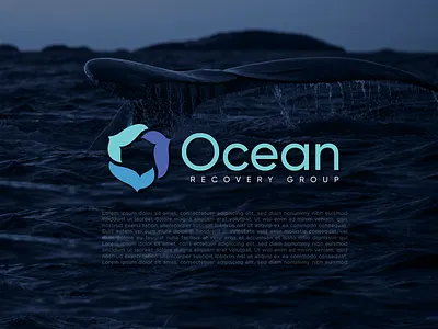 Ocean Recovery Group branding design graphic design illustration logo modernlogo vector