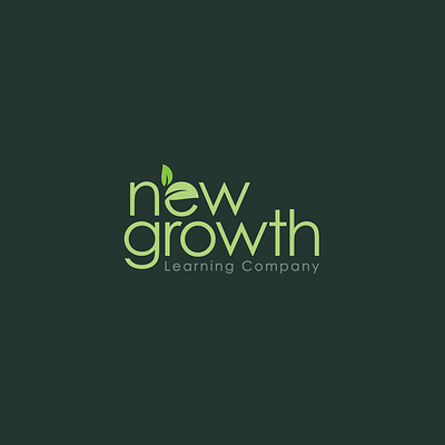New Growth Learning Company Logo branding design graphic design illustration logo modernlogo vector