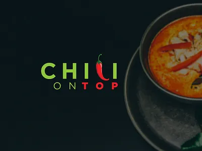Chili On Top Logo branding design graphic design illustration logo modernlogo vector