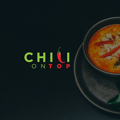 Chili On Top Logo branding design graphic design illustration logo modernlogo vector