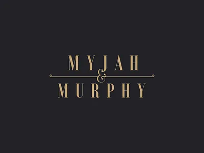 MYJAH & MURPHY LOGO branding design graphic design illustration logo modernlogo vector