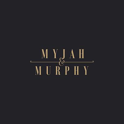 MYJAH & MURPHY LOGO branding design graphic design illustration logo modernlogo vector