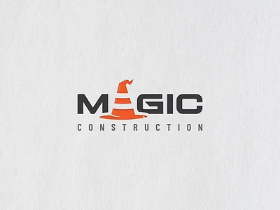 Magic construction Logo branding design graphic design illustration logo vector