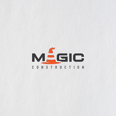 Magic construction Logo branding design graphic design illustration logo vector