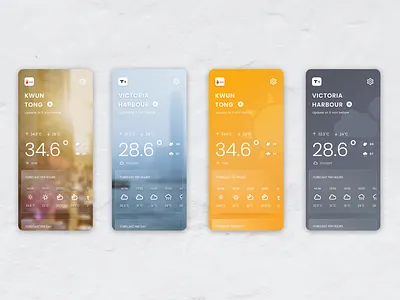 Daily UI Challenge 38 - Weather ab test app concept dailyui design figma graphic design ui uidesign weather