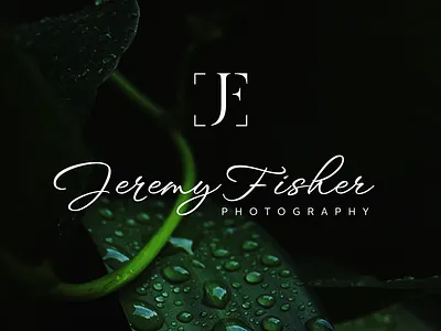 Jeremy Fisher photography Logo branding design graphic design illustration logo modernlogo vector