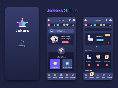 Game Design App animation graphic design ui