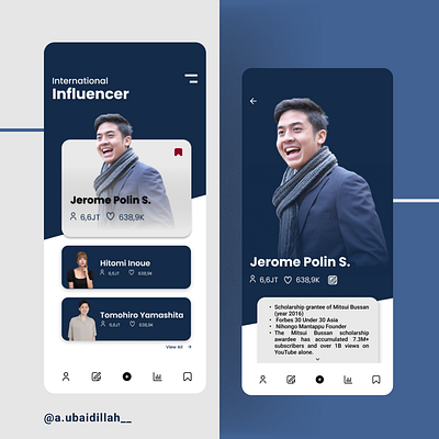 Find Influencer App 3d animation app appsdesign branding design figma figmadesign figmaui graphic design illustration logo motion graphics ui uiapp