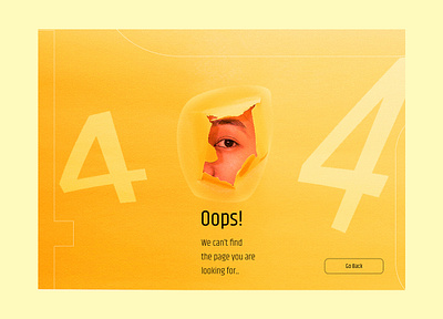 Daily UI 008 _ 404 Page design ui ux