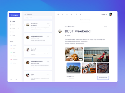 bright email design concept design email graphic design ui user experience ux