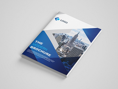 Blue The Modern Brochure Design Template
